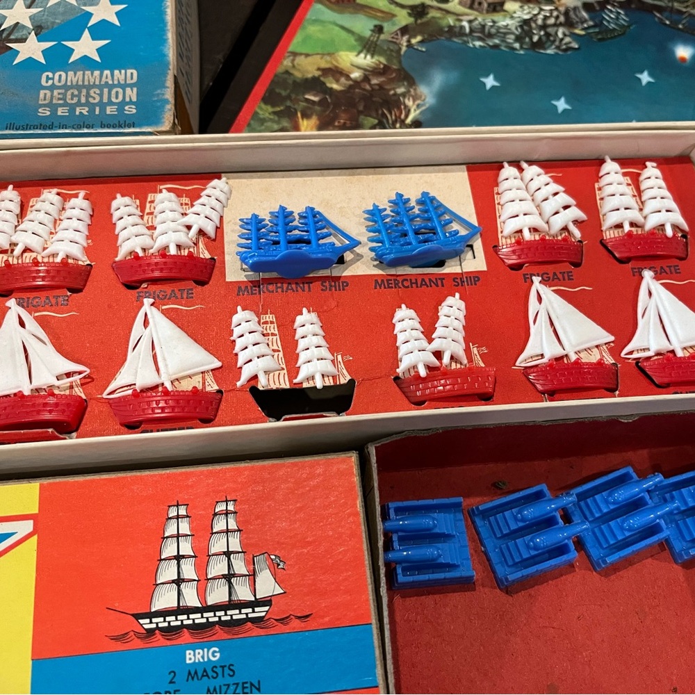 American Heritage Broadside Board Game 1962 Milton Bradley Naval Battle Game - Picture 4 of 13